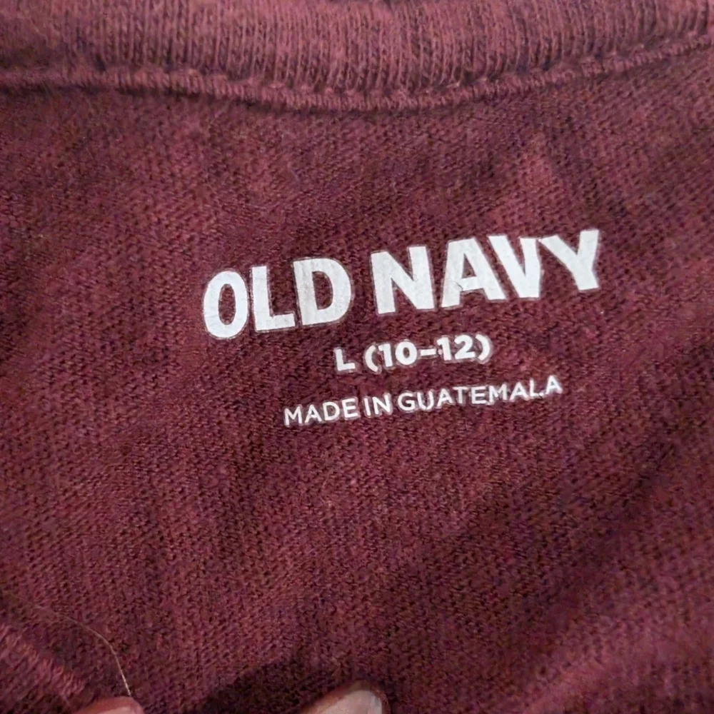 Old Navy Kids Burgundy Graphic Tee
